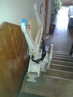 Minivator Simplicity installato a Petracolora di Gaggio Montano (BO)